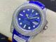 Swiss Quality Rolex Submariner Limited Edition Blue Version Watch Iced Out Case (3)_th.jpg